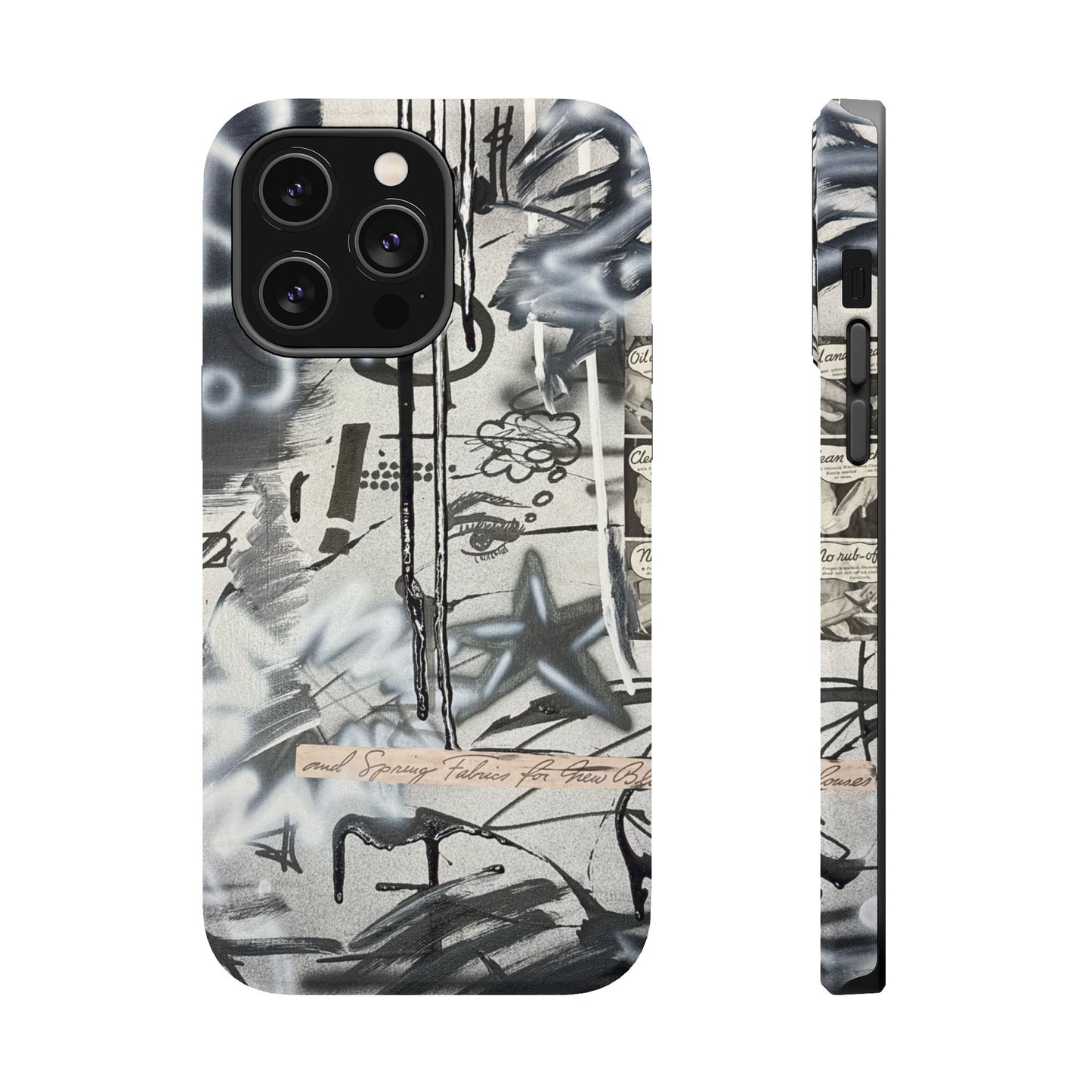 MagSafe "monochrome mood" airbrush iPhone case