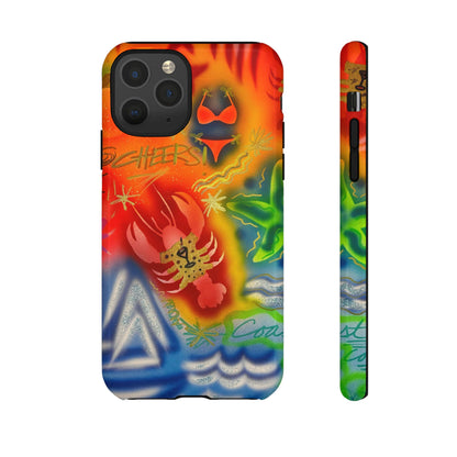 "tipsy lobster" airbrush iPhone case