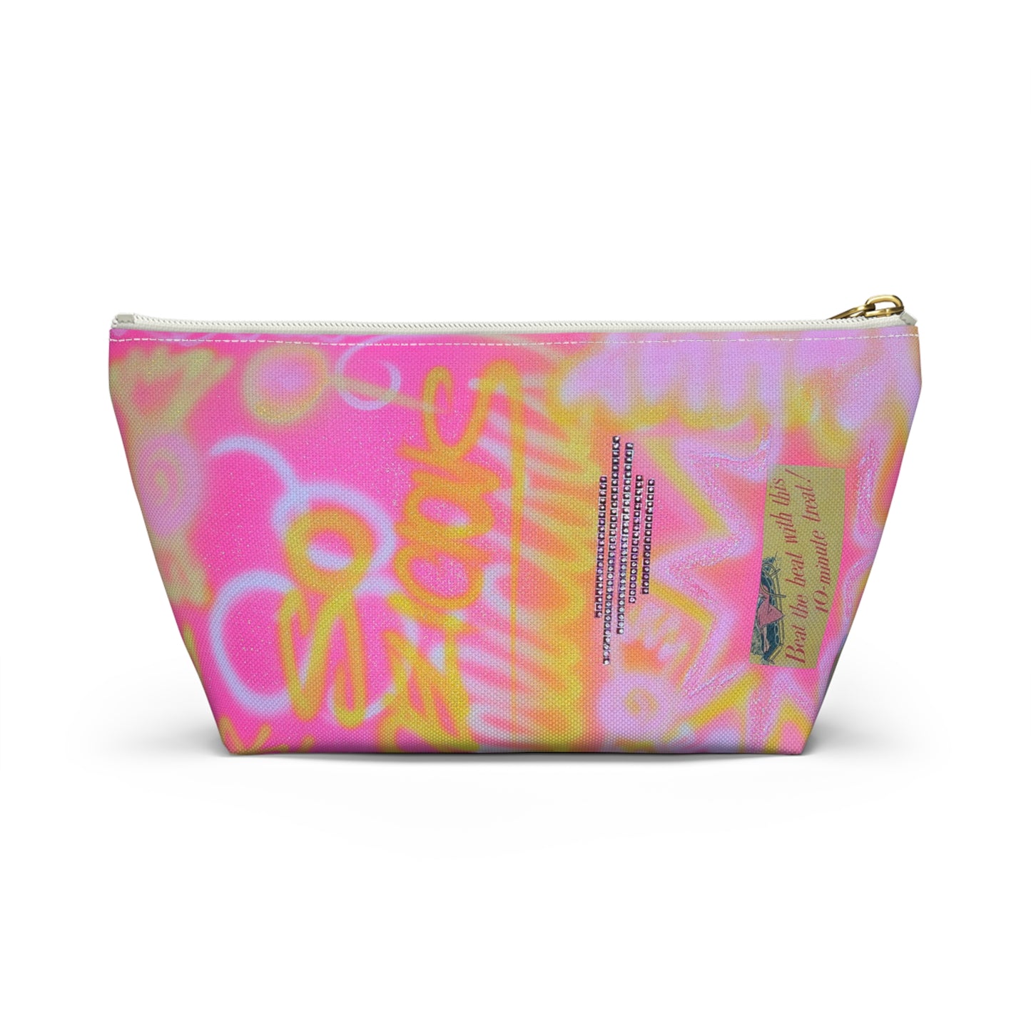"so delicious" airbrush makeup pouch