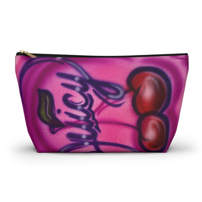 "juicy" airbrush makeup pouch