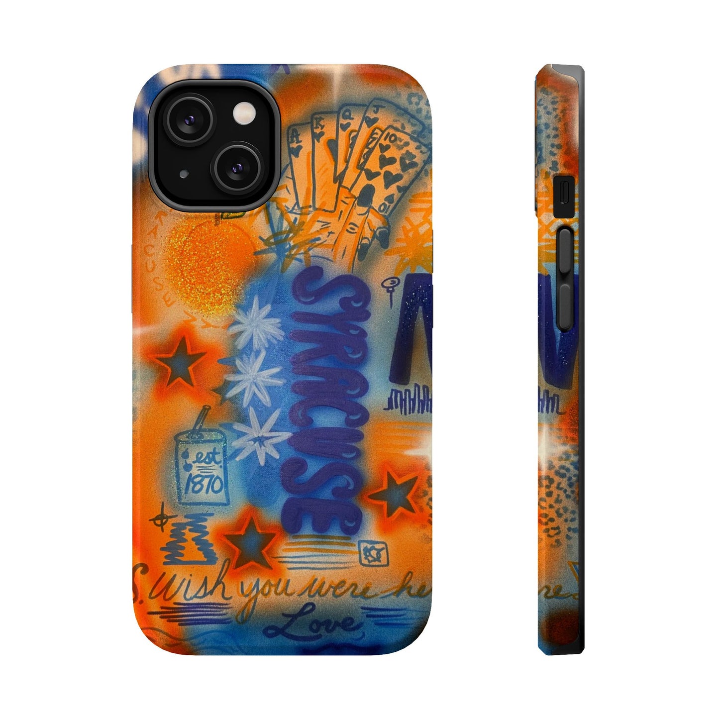 MagSafe "syracuse" airbrush iPhone case