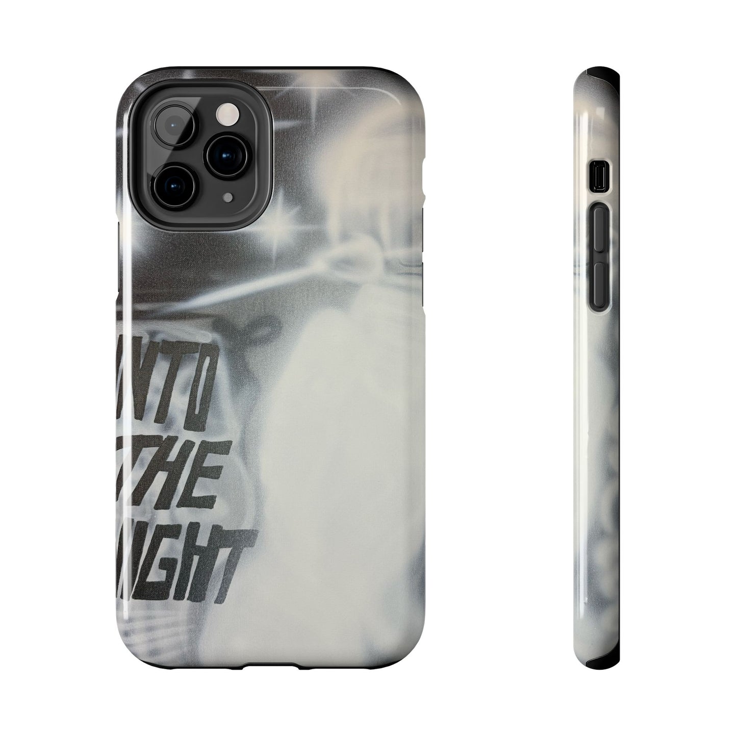 "into the night" airbrush iPhone case