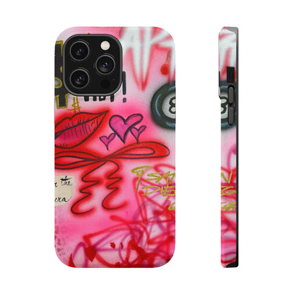 MagSafe "IT girl" airbrush iPhone case