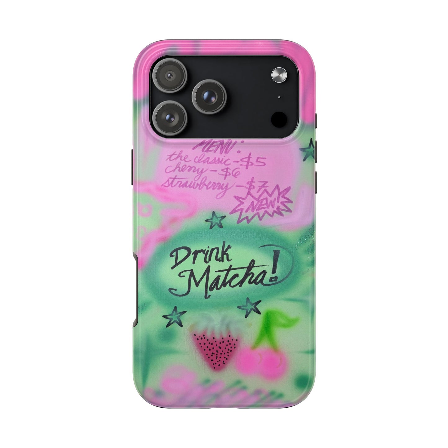 "matcha!" airbrush iPhone case