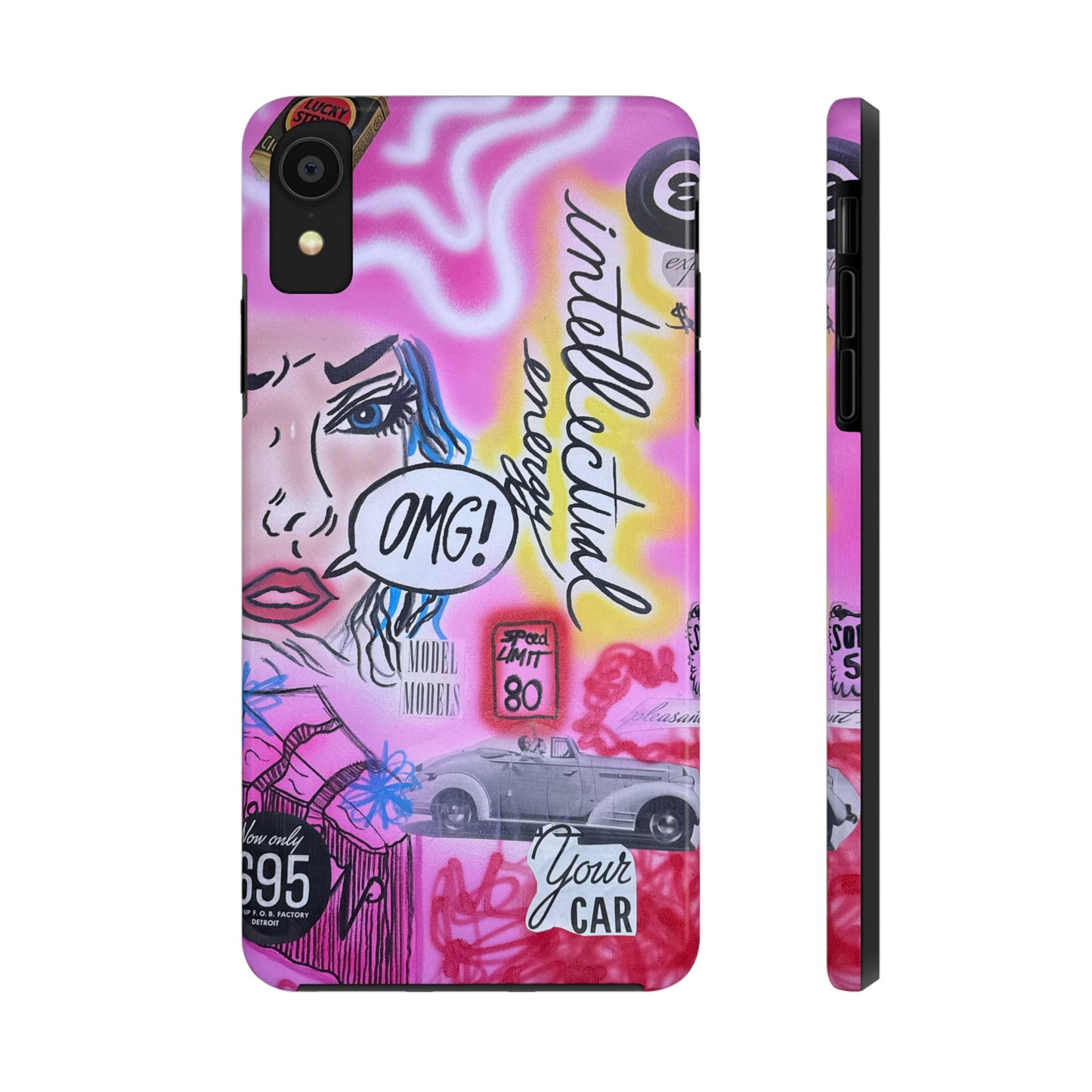 "intellectual energy" airbrush iPhone case