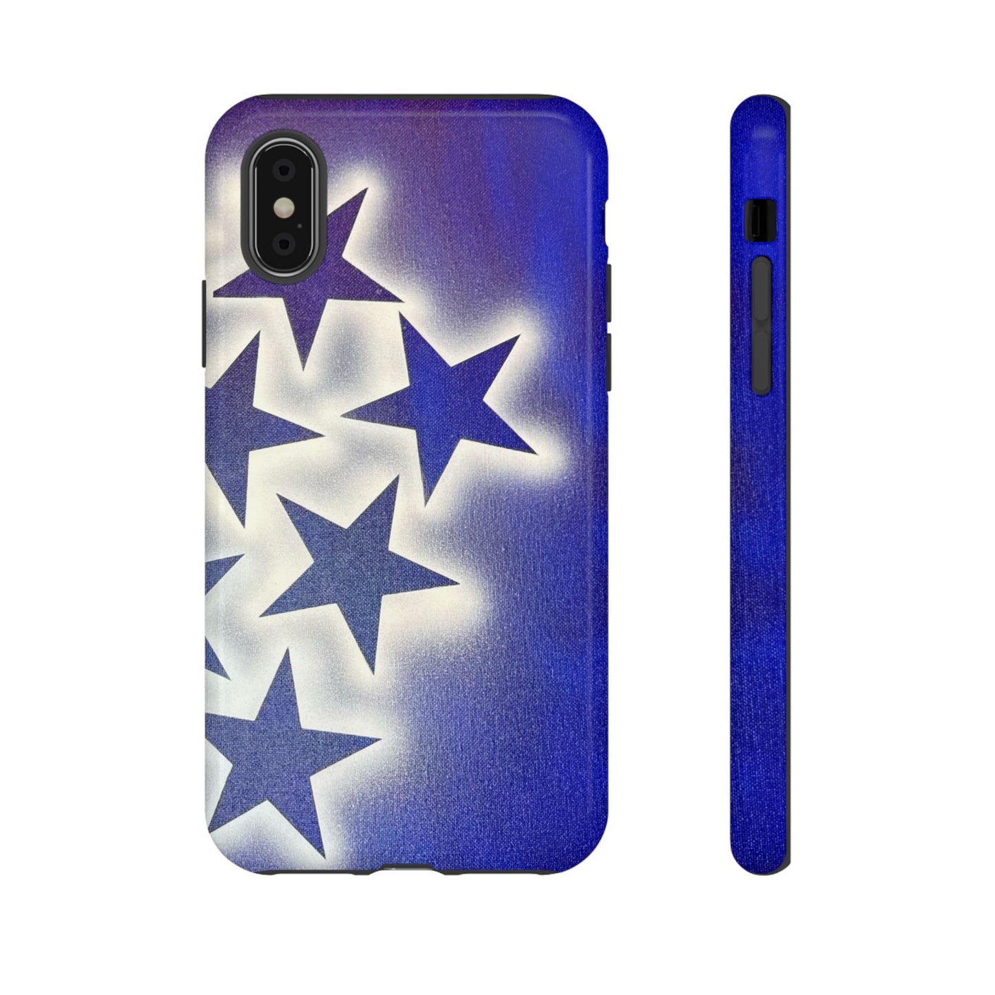 "frosted galaxy" airbrush iPhone case