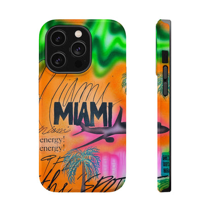 MagSafe "miami, fl" airbrush iPhone case