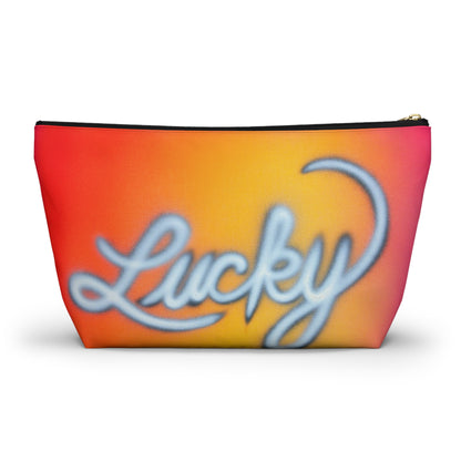 "lucky" airbrush makeup pouch