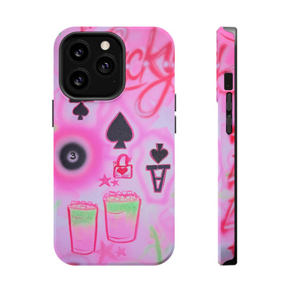 MagSafe "lucky ace" airbrush iPhone case