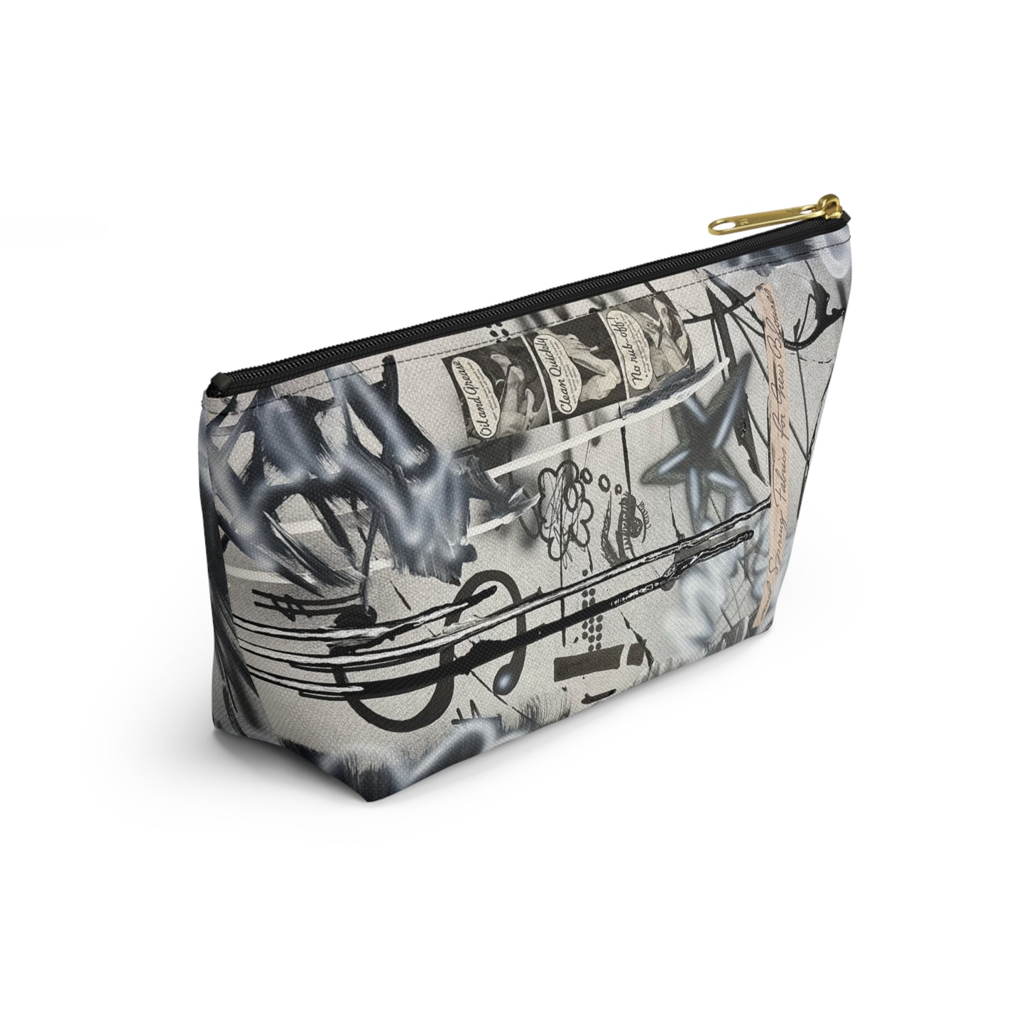 "monochrome mood" airbrush makeup pouch