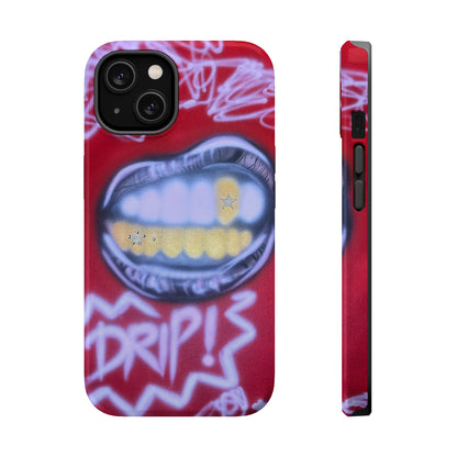 MagSafe "tooth drip" airbrush iPhone case