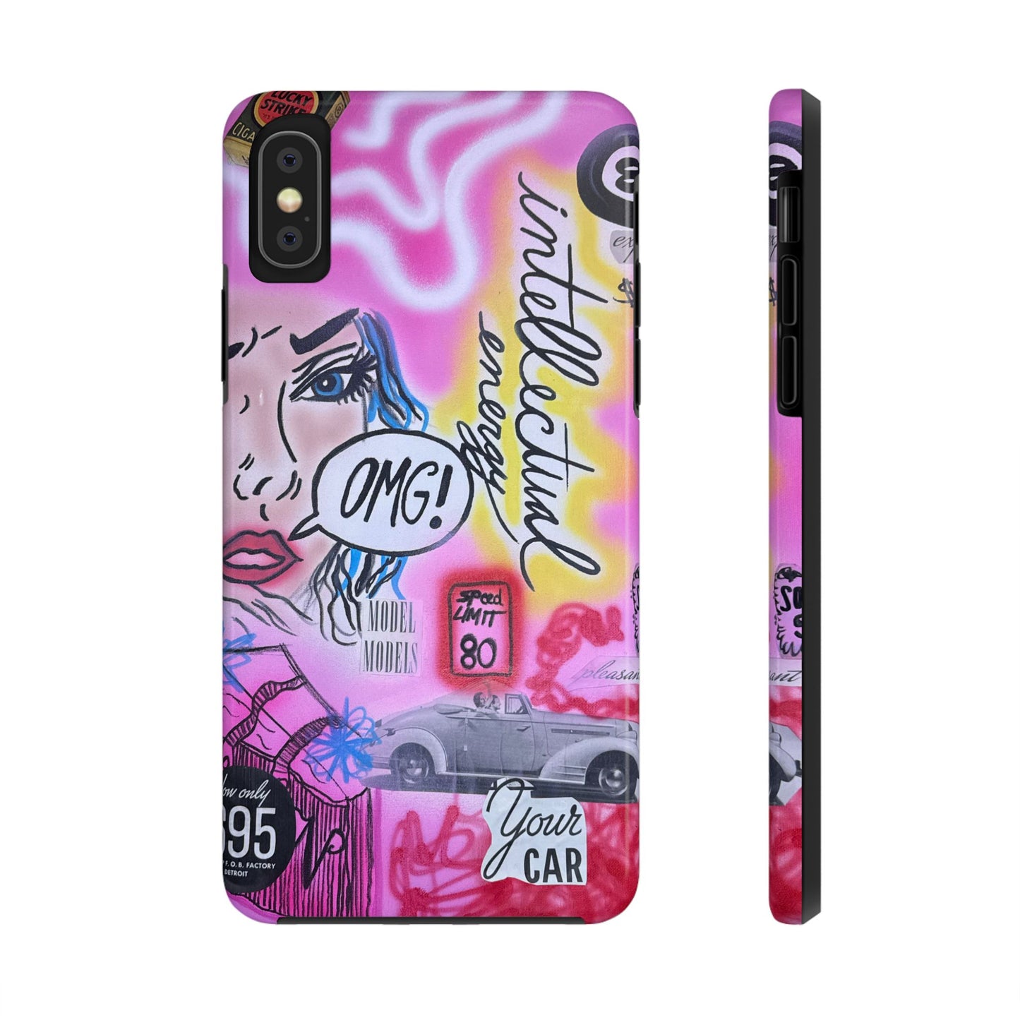 "intellectual energy" airbrush iPhone case