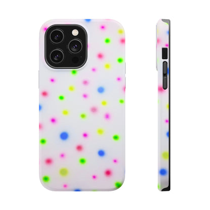 MagSafe "birthday cake polka dot" airbrush iPhone case