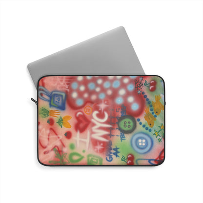 "i <3 NYC" airbrush laptop sleeve