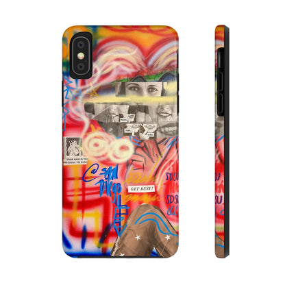"get busy!" airbrush iPhone case