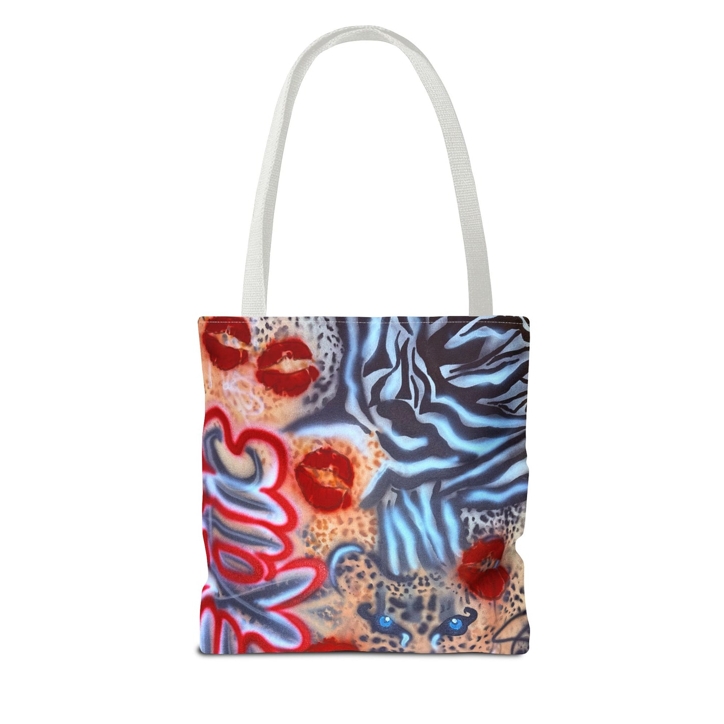 "in the wild" airbrush tote bag