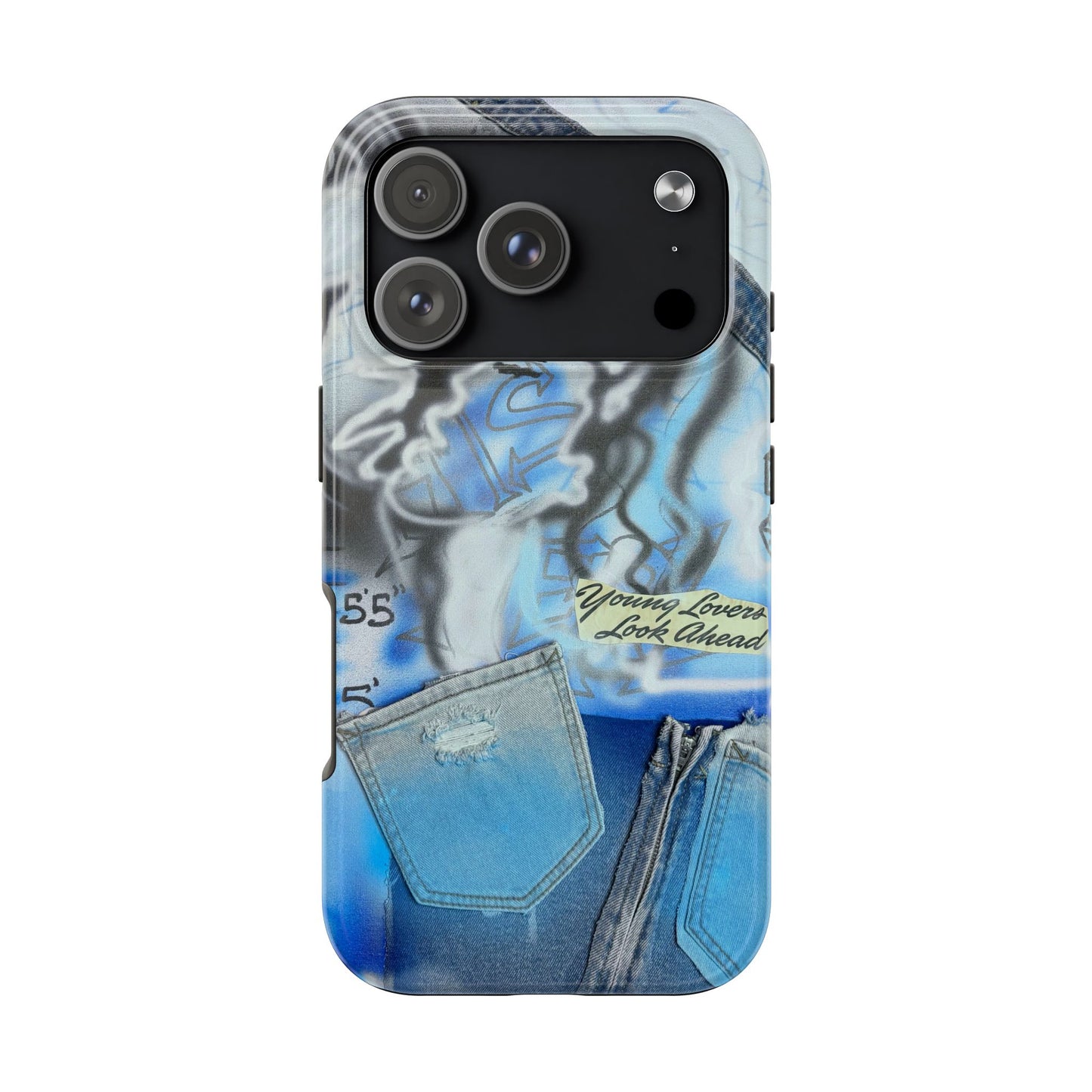 "young lovers" airbrush iPhone case