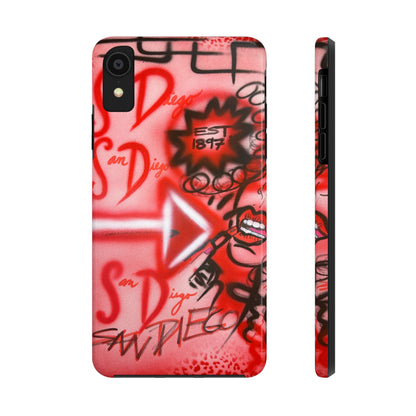"san diego" airbrush iPhone case