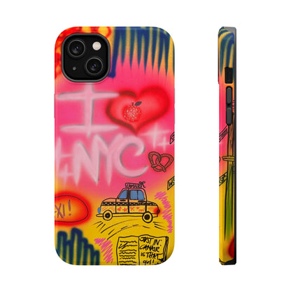 MagSafe "in the city" airbrush iPhone case