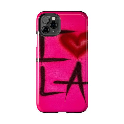 "I <3 LA" airbrush iPhone case