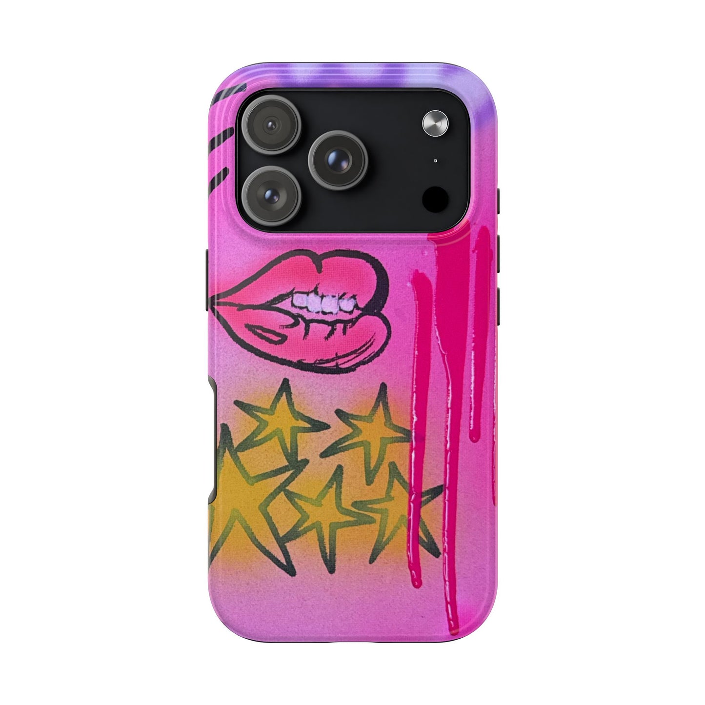 "star drip" airbrush iPhone case