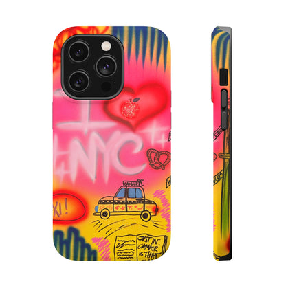 MagSafe "in the city" airbrush iPhone case