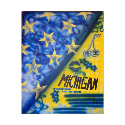 "ann arbor, michigan" airbrush rolled print