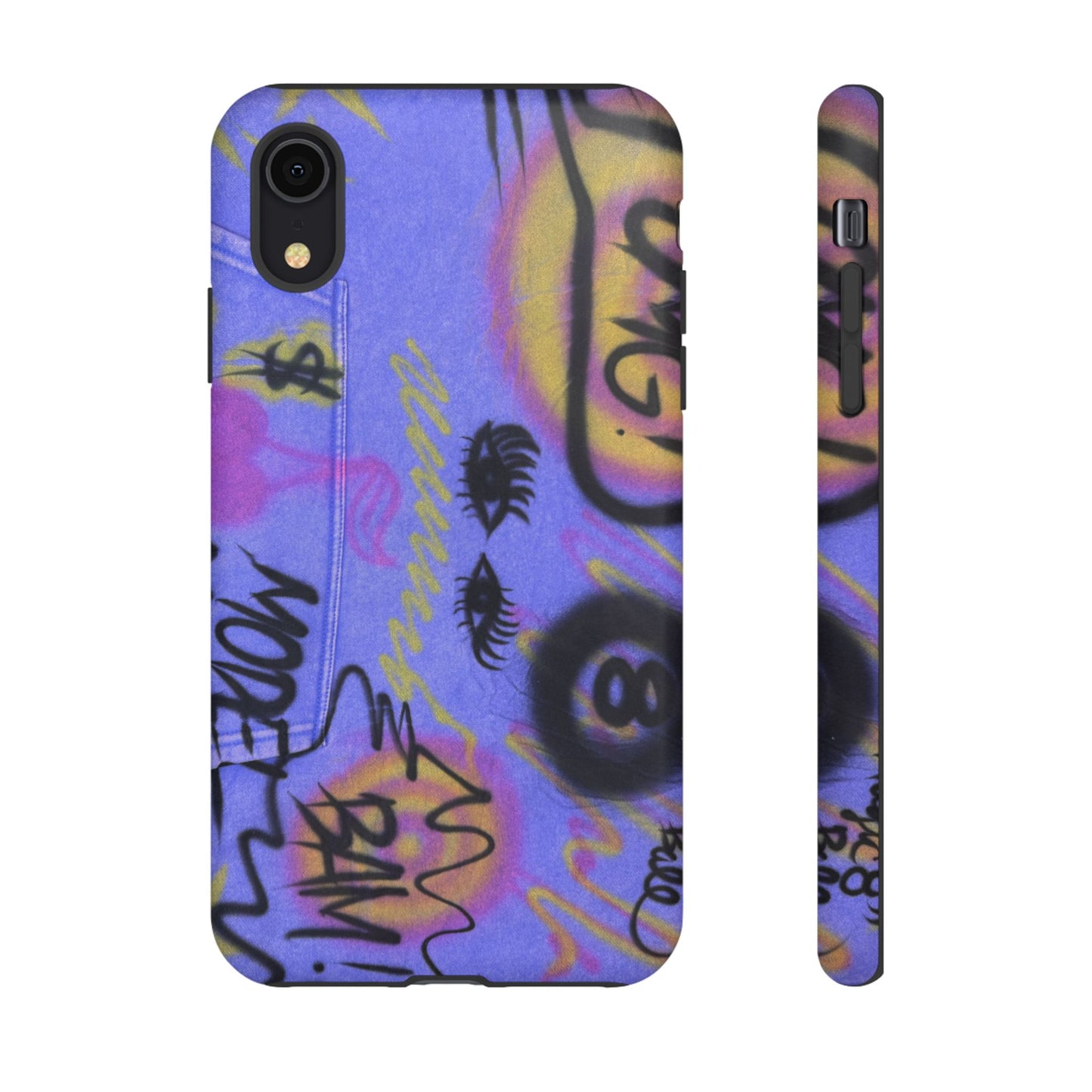 "eye$ on lies" airbrush iPhone case