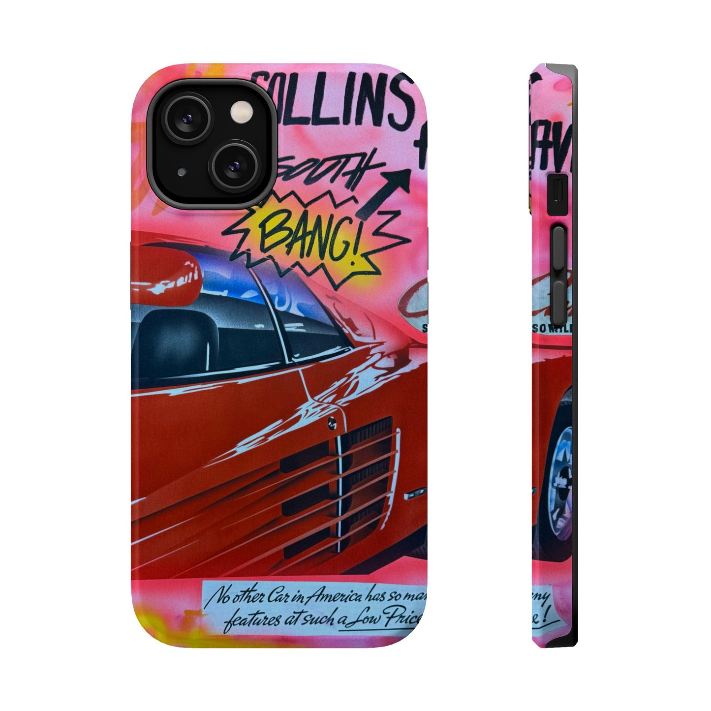 MagSafe "miami momentos" airbrush iPhone case