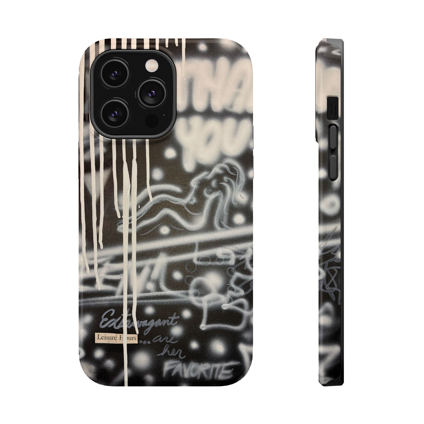 MagSafe "extravagant leisure" airbrush iPhone case