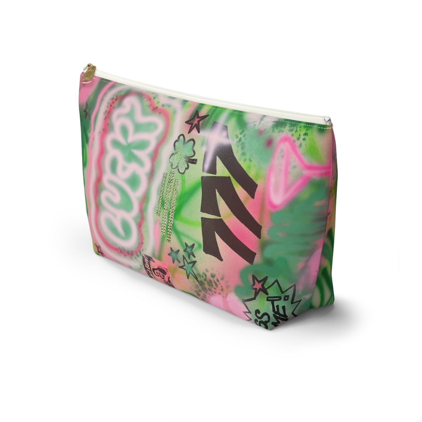 "so lucky" airbrush makeup pouch