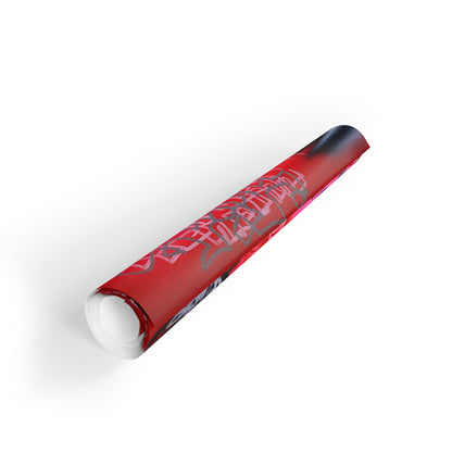 "extra dirty, plz" airbrush wrapping paper