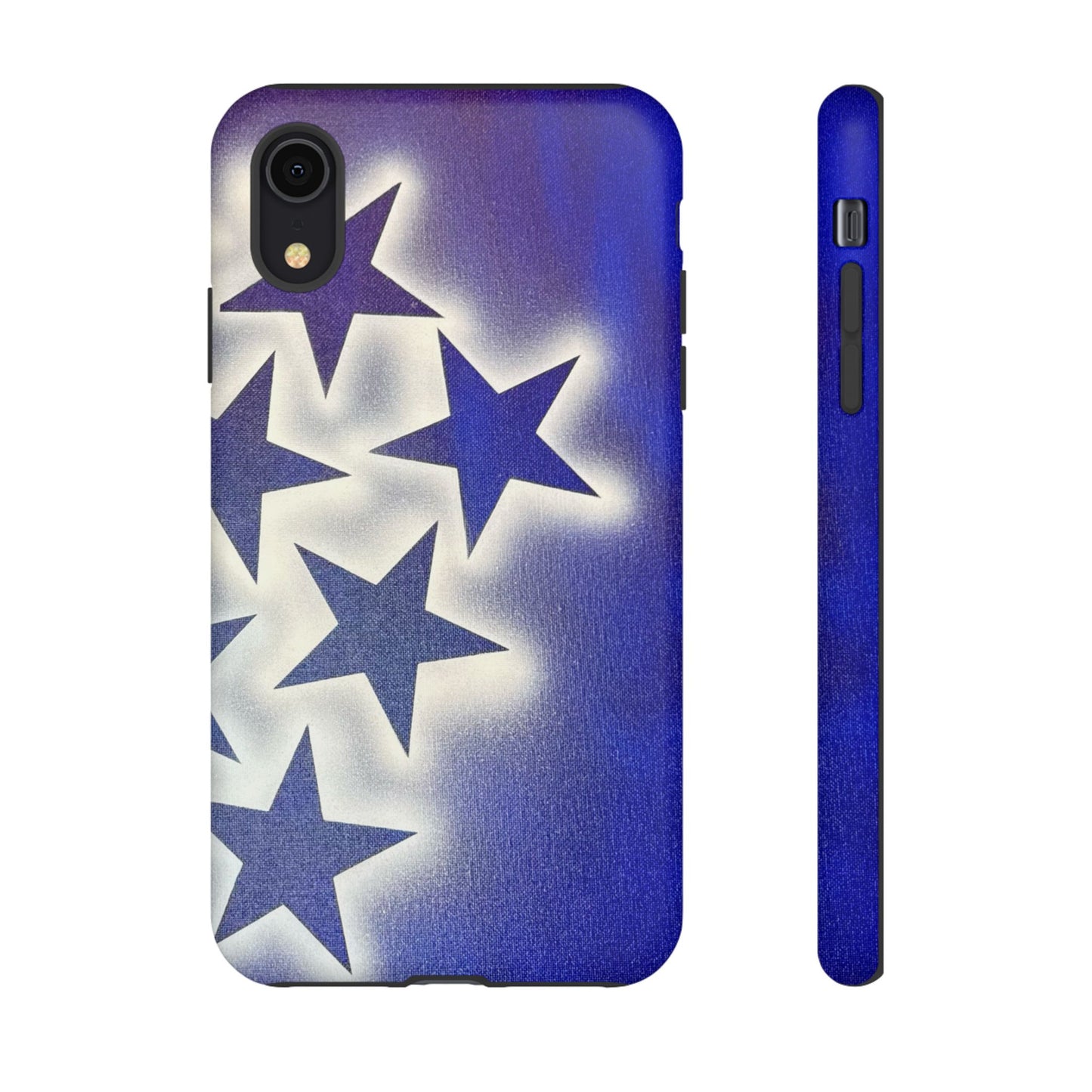 "frosted galaxy" airbrush iPhone case