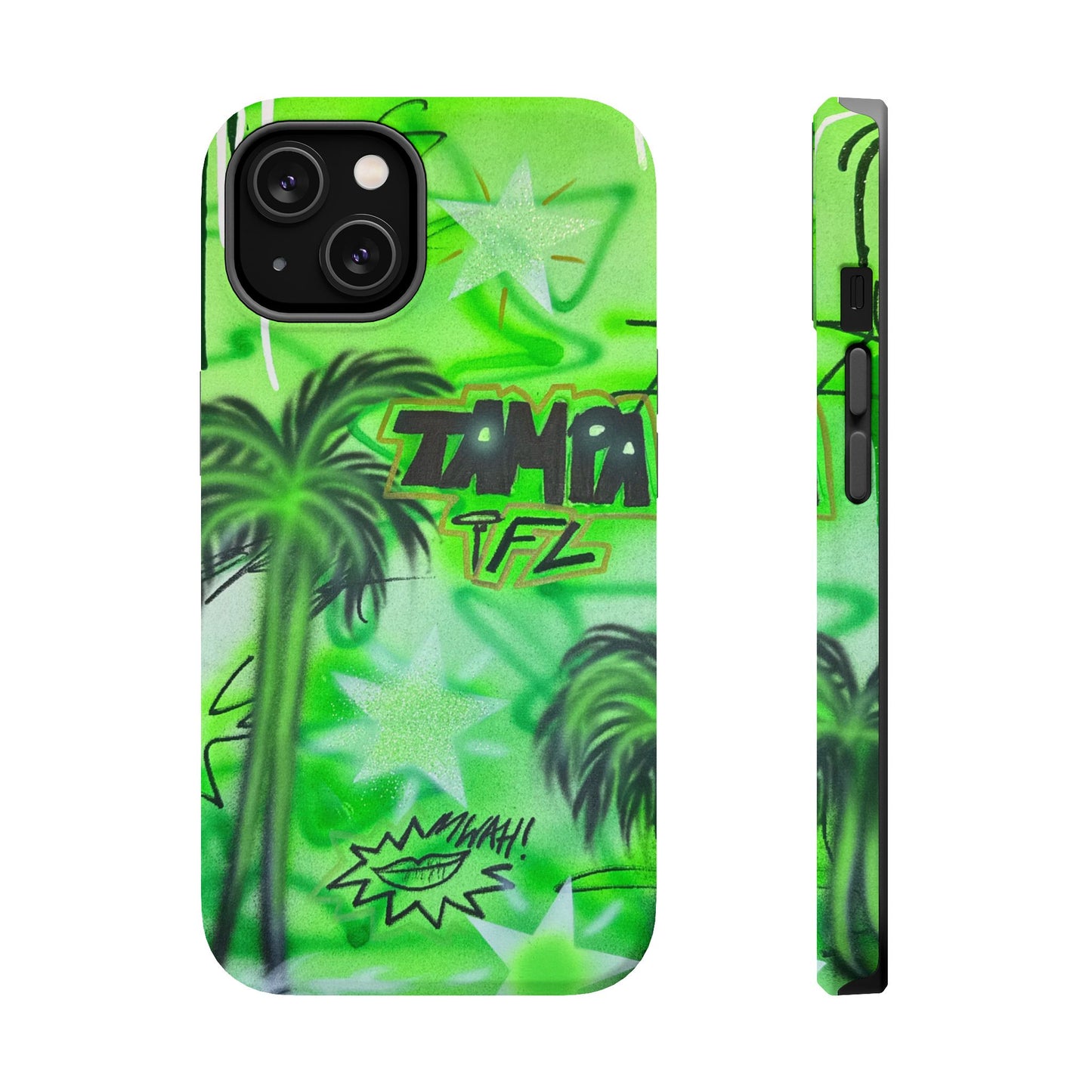 MagSafe "tampa, fl" airbrush iPhone case