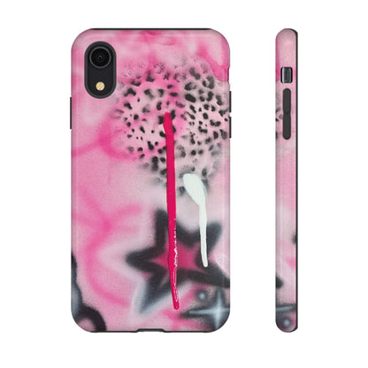 "pink cheetah" airbrush iPhone case