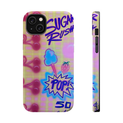 MagSafe "sugar rush" airbrush iPhone case