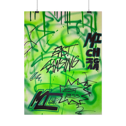 "east lansing, mi" airbrush rolled print
