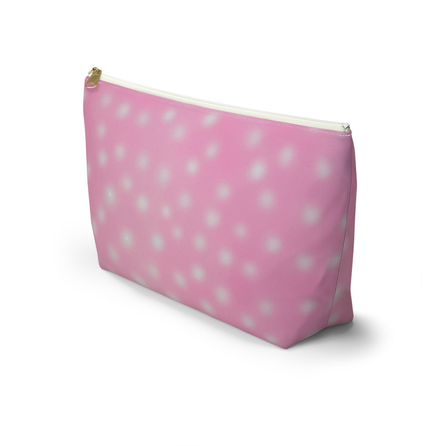 "strawberry swirl polka dot" airbrush makeup pouch