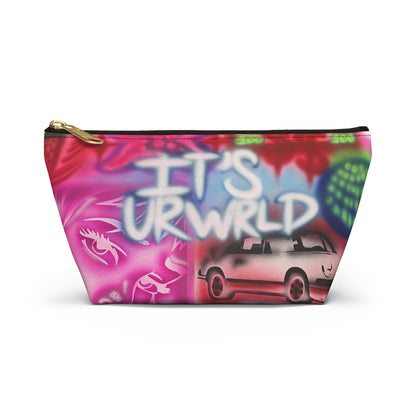 "it's ur WRLD" airbrush makeup pouch