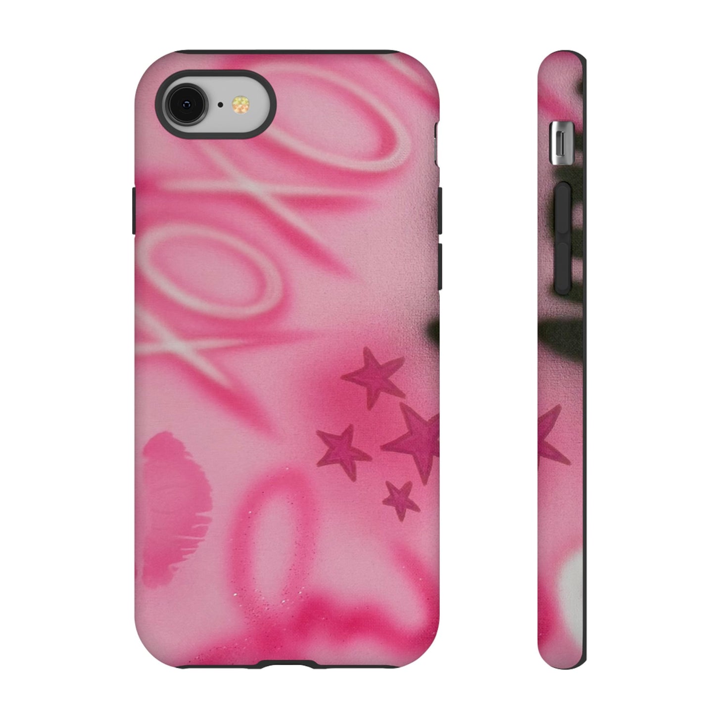 "perfectly pink" airbrush iPhone case
