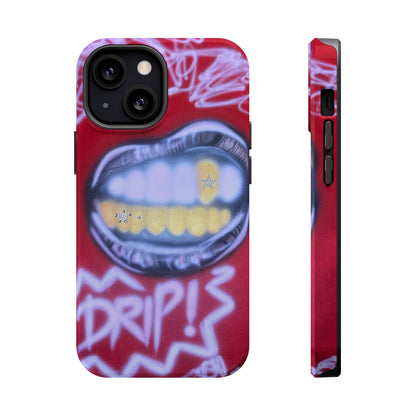 MagSafe "tooth drip" airbrush iPhone case