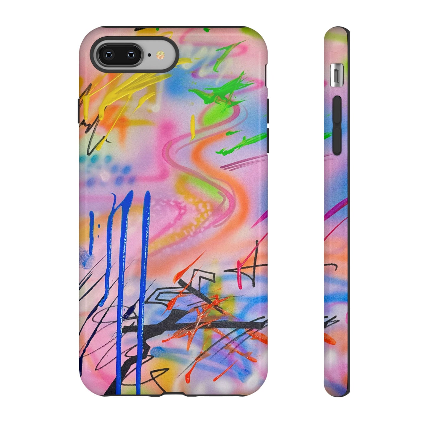 "neon haze" airbrush iPhone case