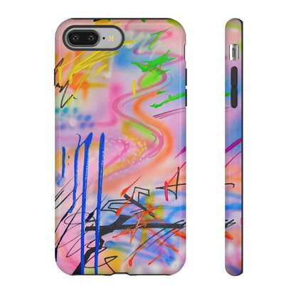 "neon haze" airbrush iPhone case