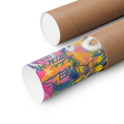"STARGIRL" airbrush horizontal print