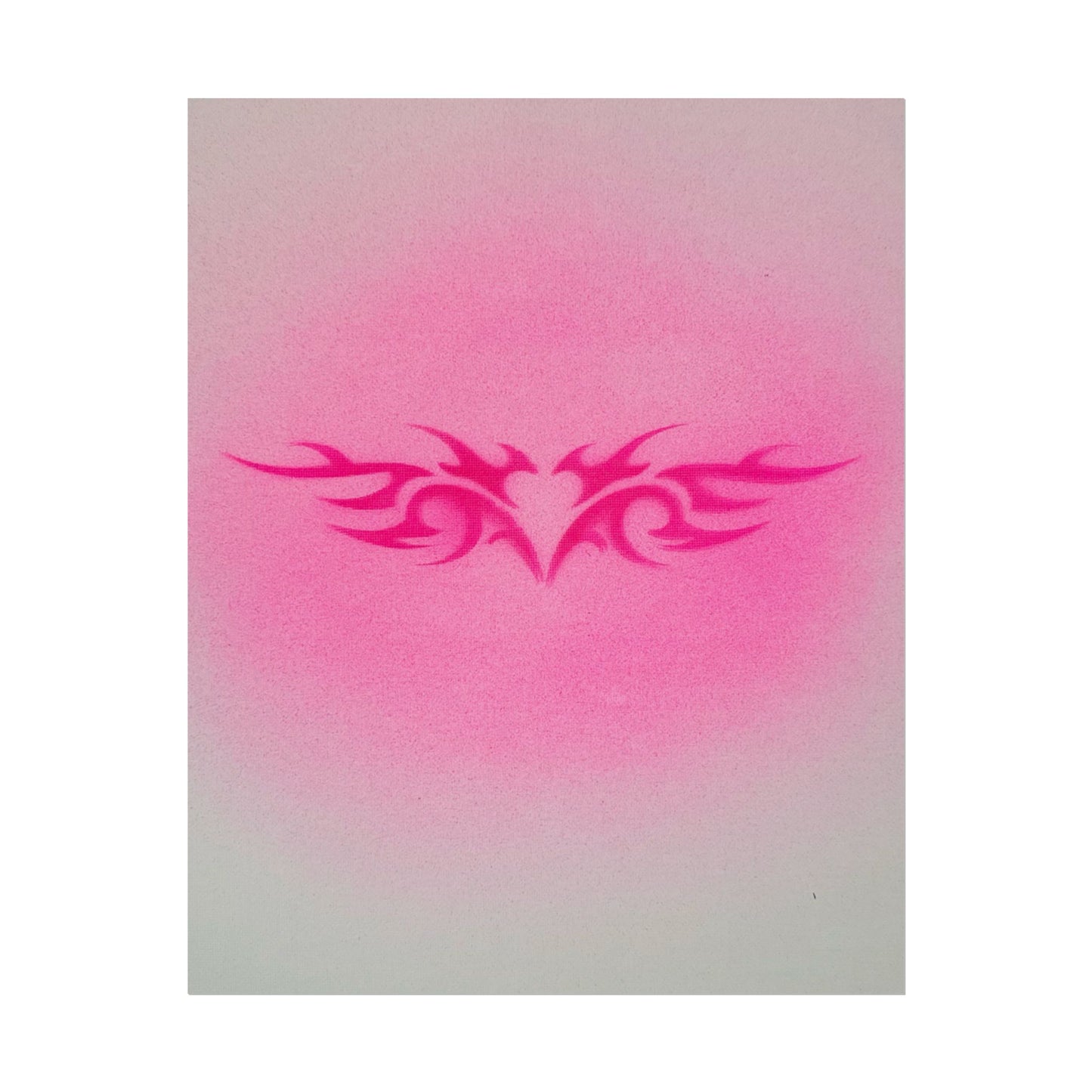 limited edition "trampstamp" airbrush rolled print