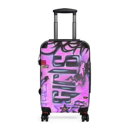 "neon nights" airbrush suitcase