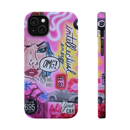 MagSafe "intellectual energy" airbrush iPhone case