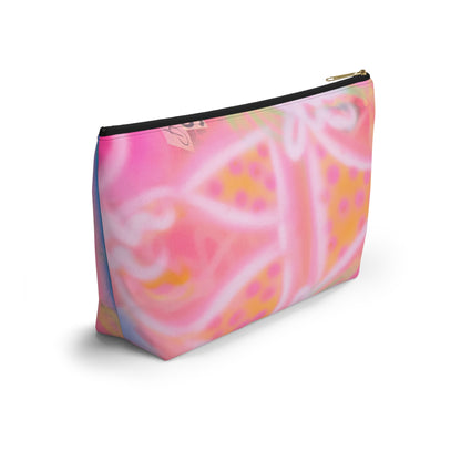 "yellow polka dot bikini" airbrush makeup pouch