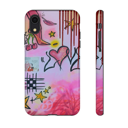 "cherry luvr" airbrush iPhone case