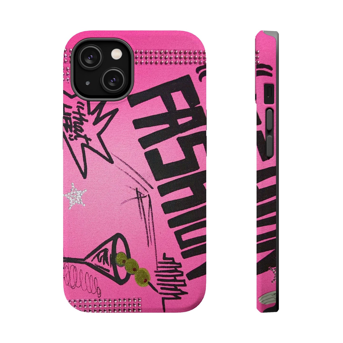 MagSafe "high fashion pt. 2" airbrush iPhone case